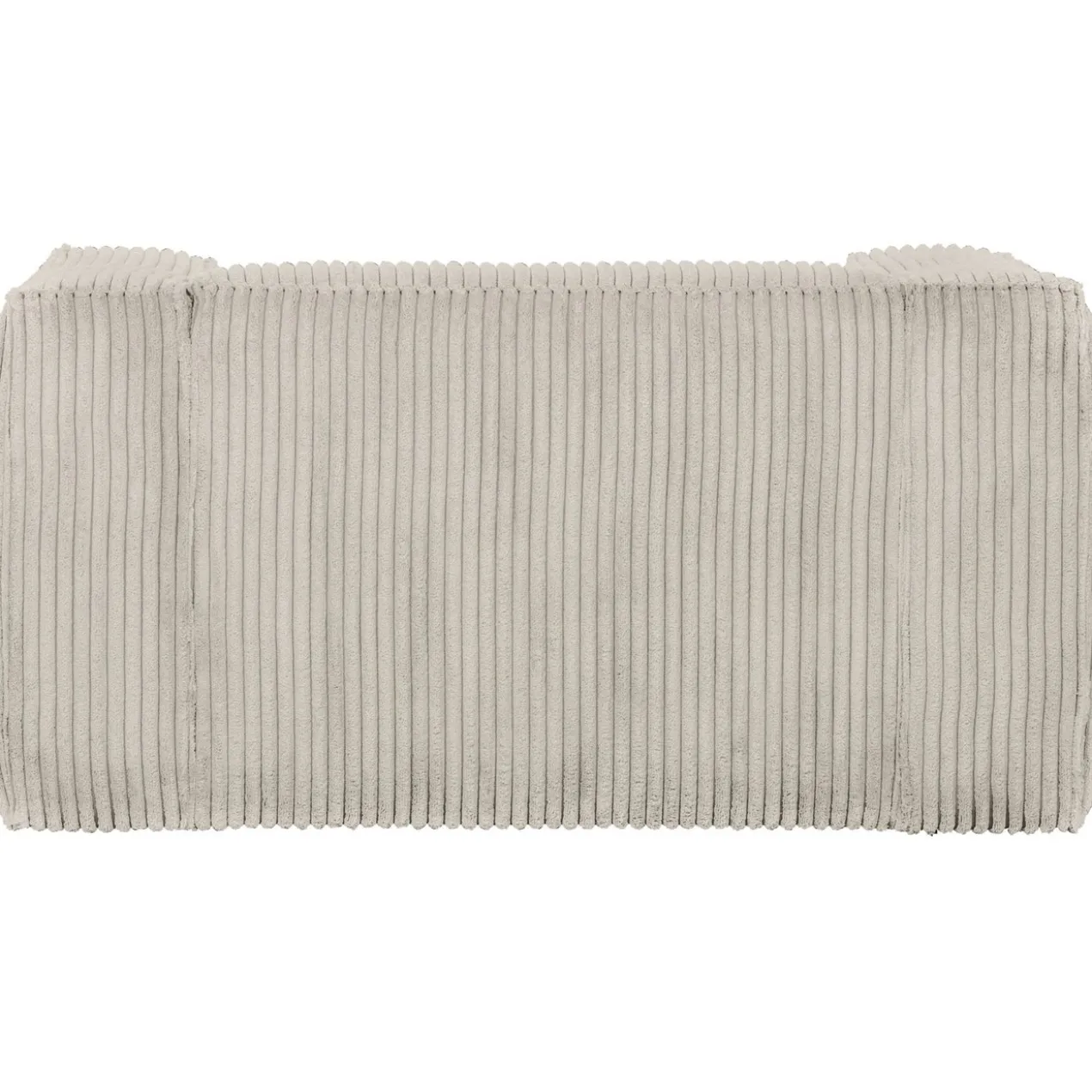 Bean fauteuil ribstof naturel