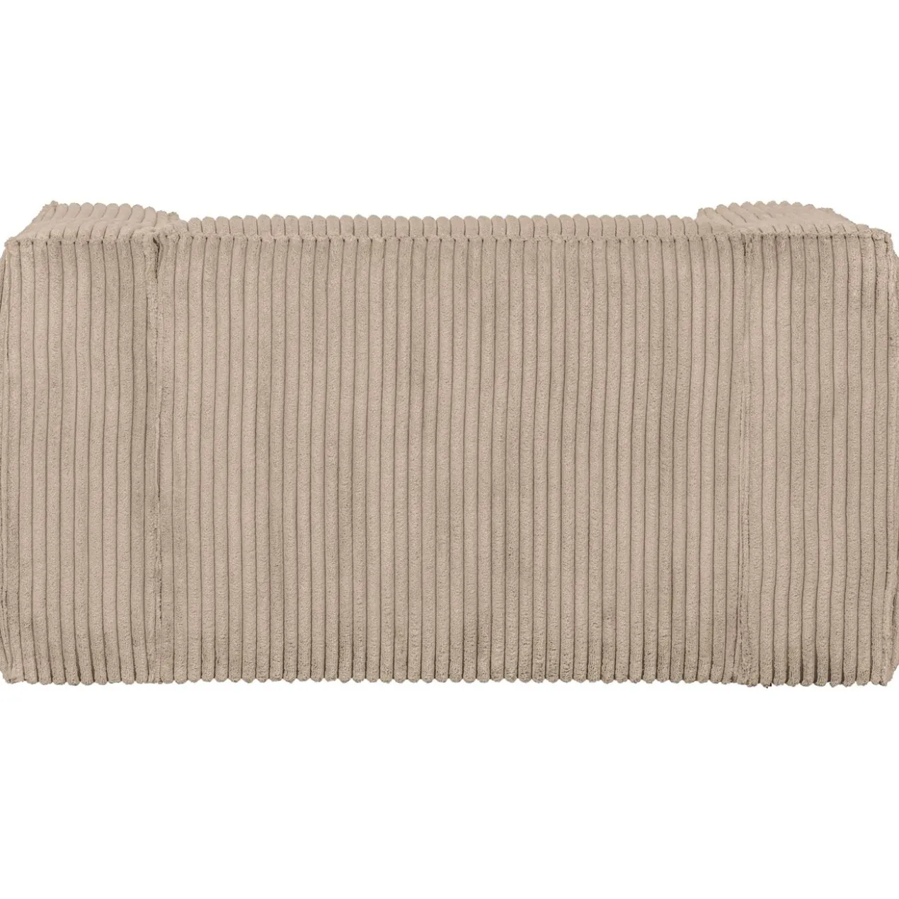 Bean fauteuil ribstof travertin