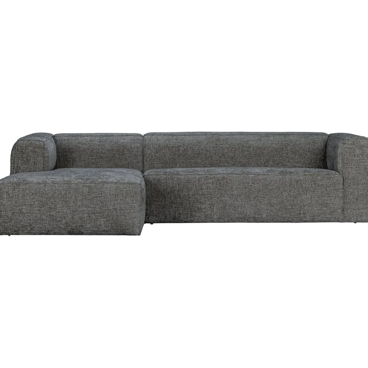 Bean hoekbank links grove melange stof terrazzo