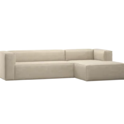 Bean hoekbank rechts beige melange