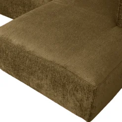 Bean hoekbank rechts structure velvet spices
