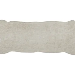 Bean kussen grove melange stof naturel