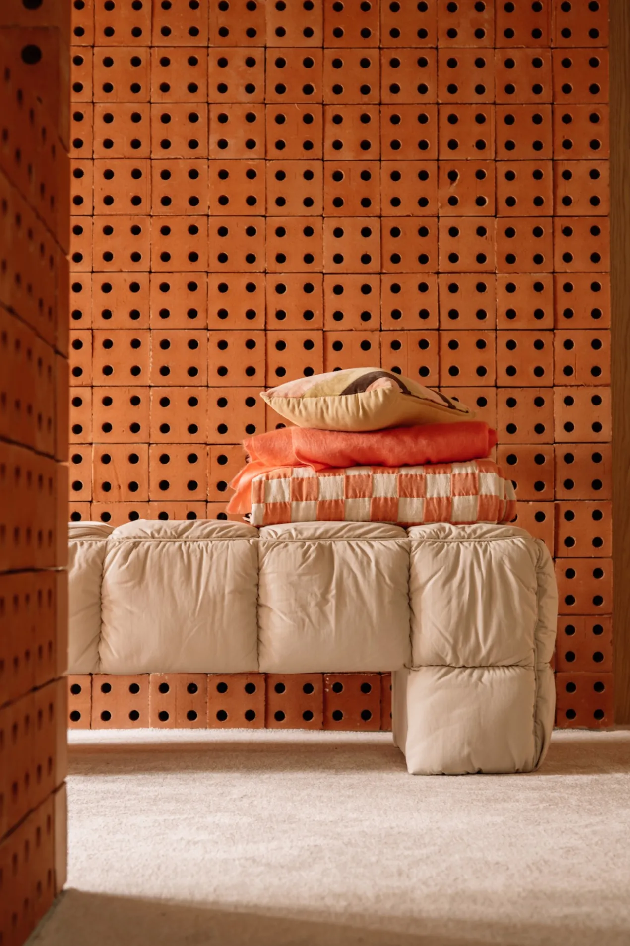Bedsprei Elza 180x260 cm coral