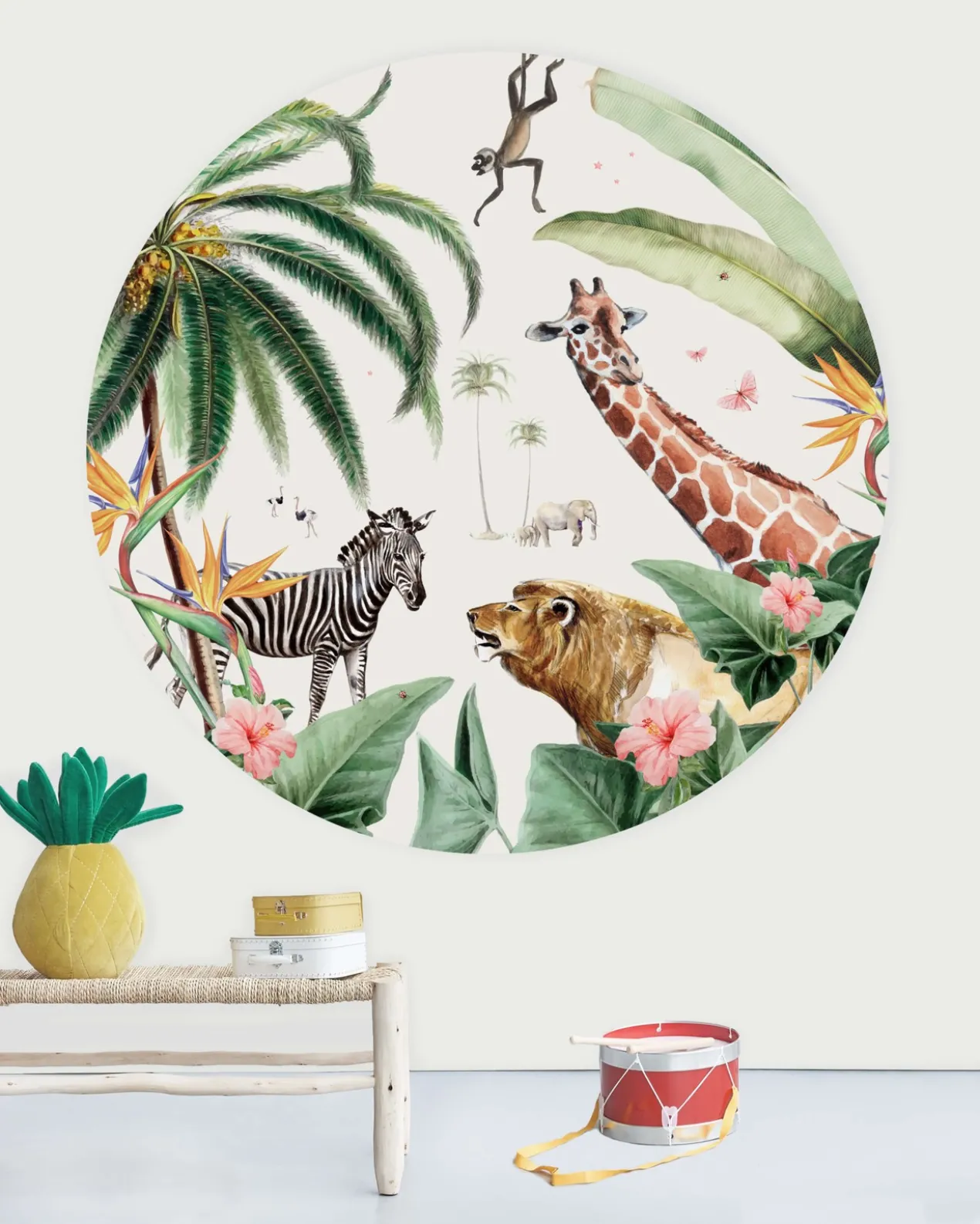 Behangcirkel Sanny & Charlie 142,50cm