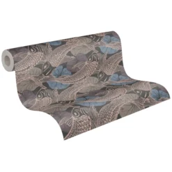 Behang Vissen blauw