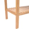 Bench Arch bamboo w. grey fabric