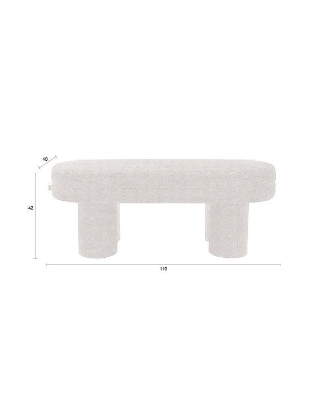 Bench fern black