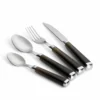 Bestekset rvs zwart handvat - set van 16