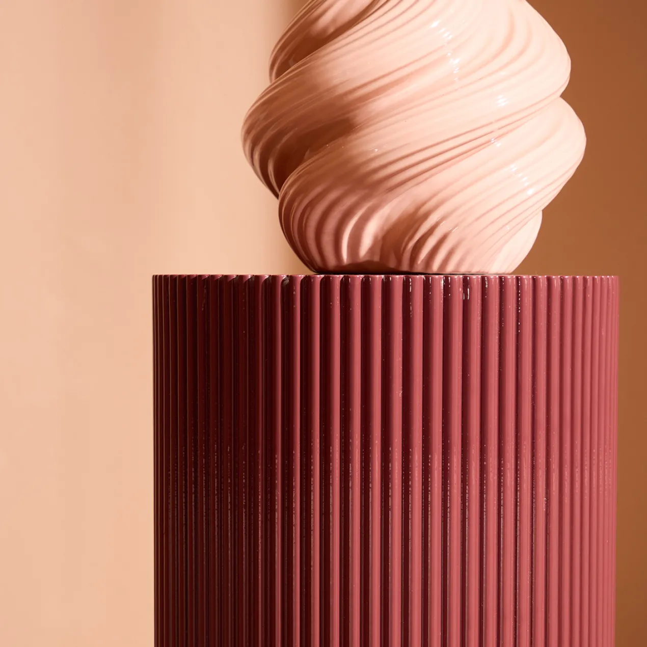 Bijzettafel Asa Ø31 cm bordeaux
