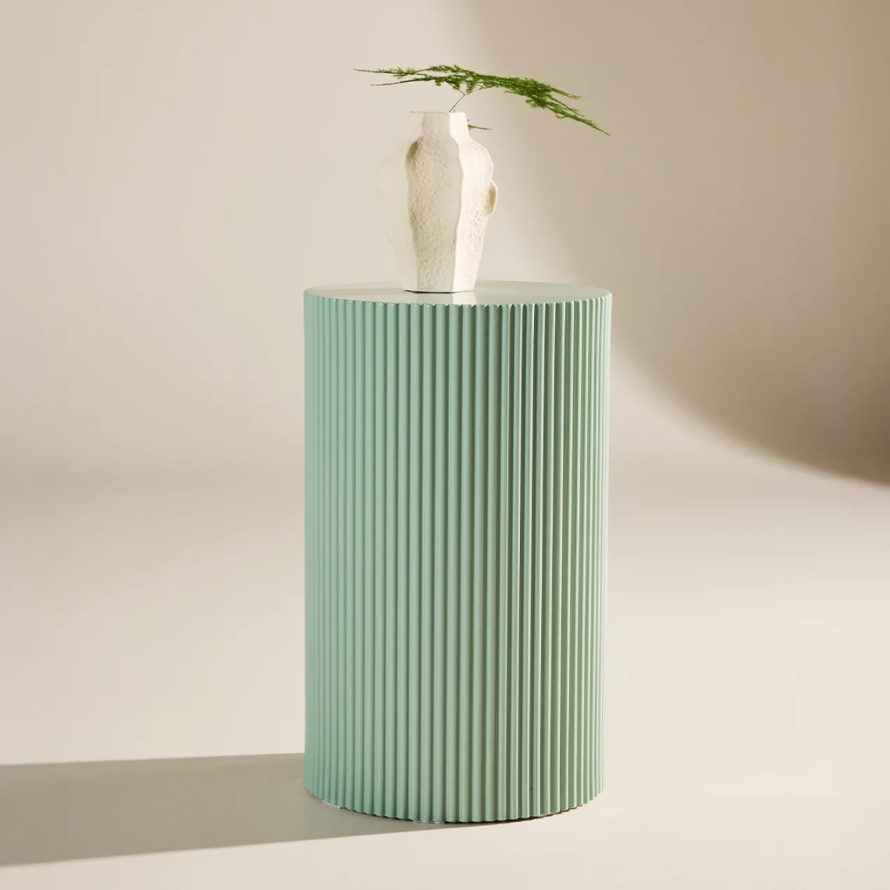 Bijzettafel Asa Ø31 cm lichtgroen