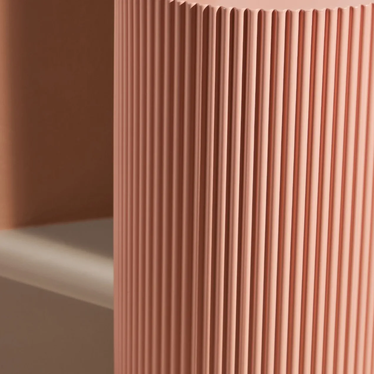 Bijzettafel Asa Ø31 cm zacht roze