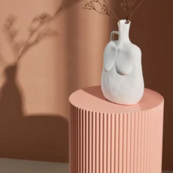Bijzettafel Asa Ø31 cm zacht roze