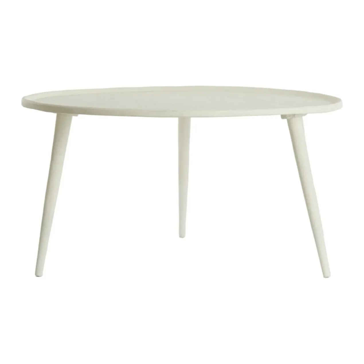 Bijzettafel Babina cream Ø68 cm