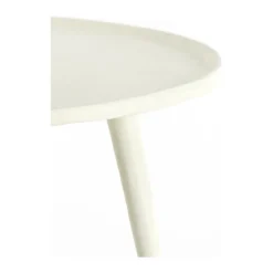 Bijzettafel Babina cream Ø68 cm