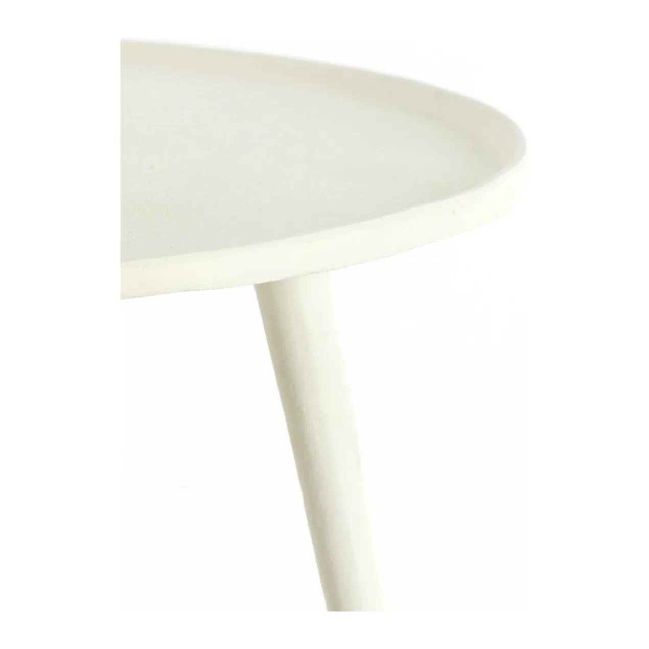 Bijzettafel Babina cream Ø68 cm