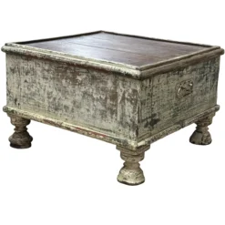 Bijzettafel Bajot witte finish uniek