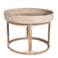 Bijzettafel Baki naturel Ø60 cm
