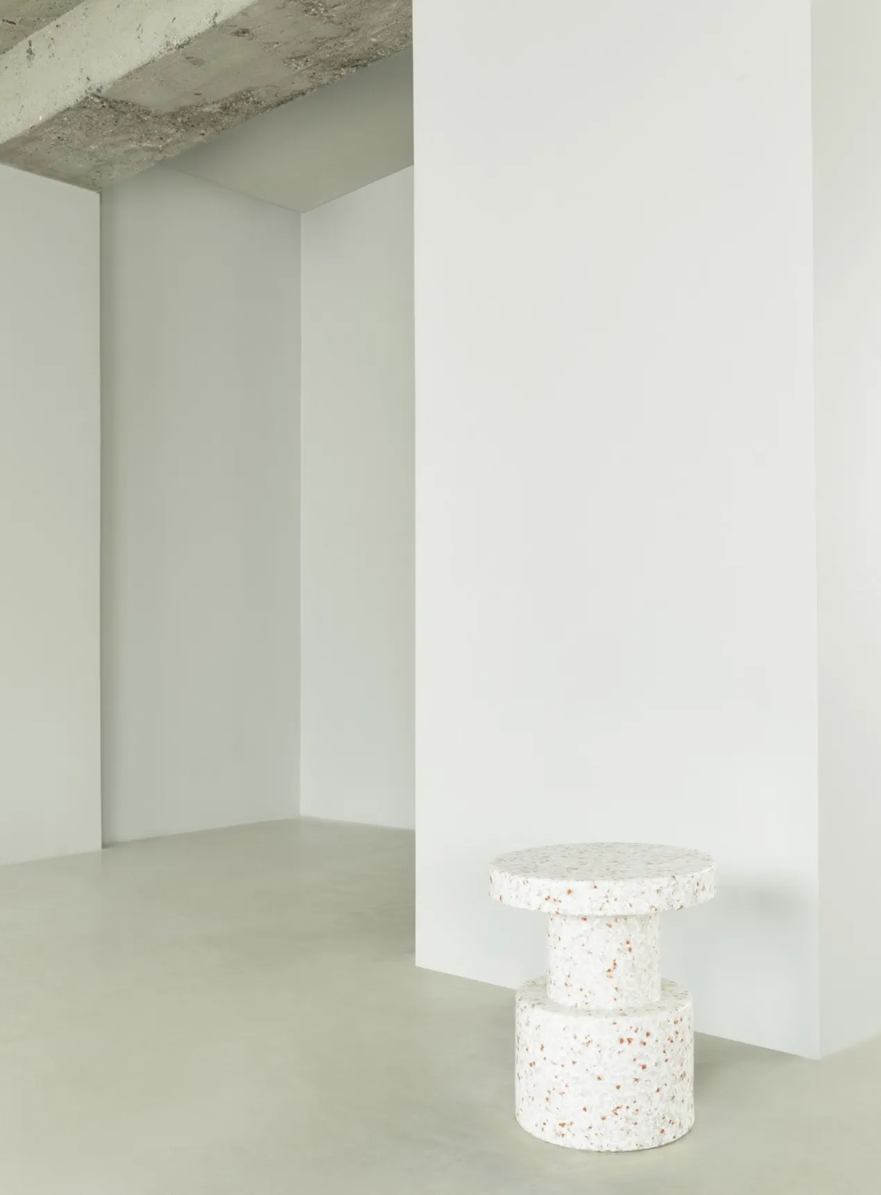 Bijzettafel Bit white