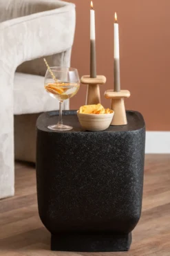 Bijzettafel Boaz Cuadro black