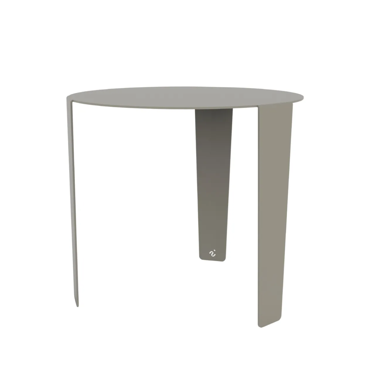 Bijzettafel Cascado 50x45 cm grijs