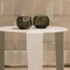 Bijzettafel Cascado 50x45 cm wit