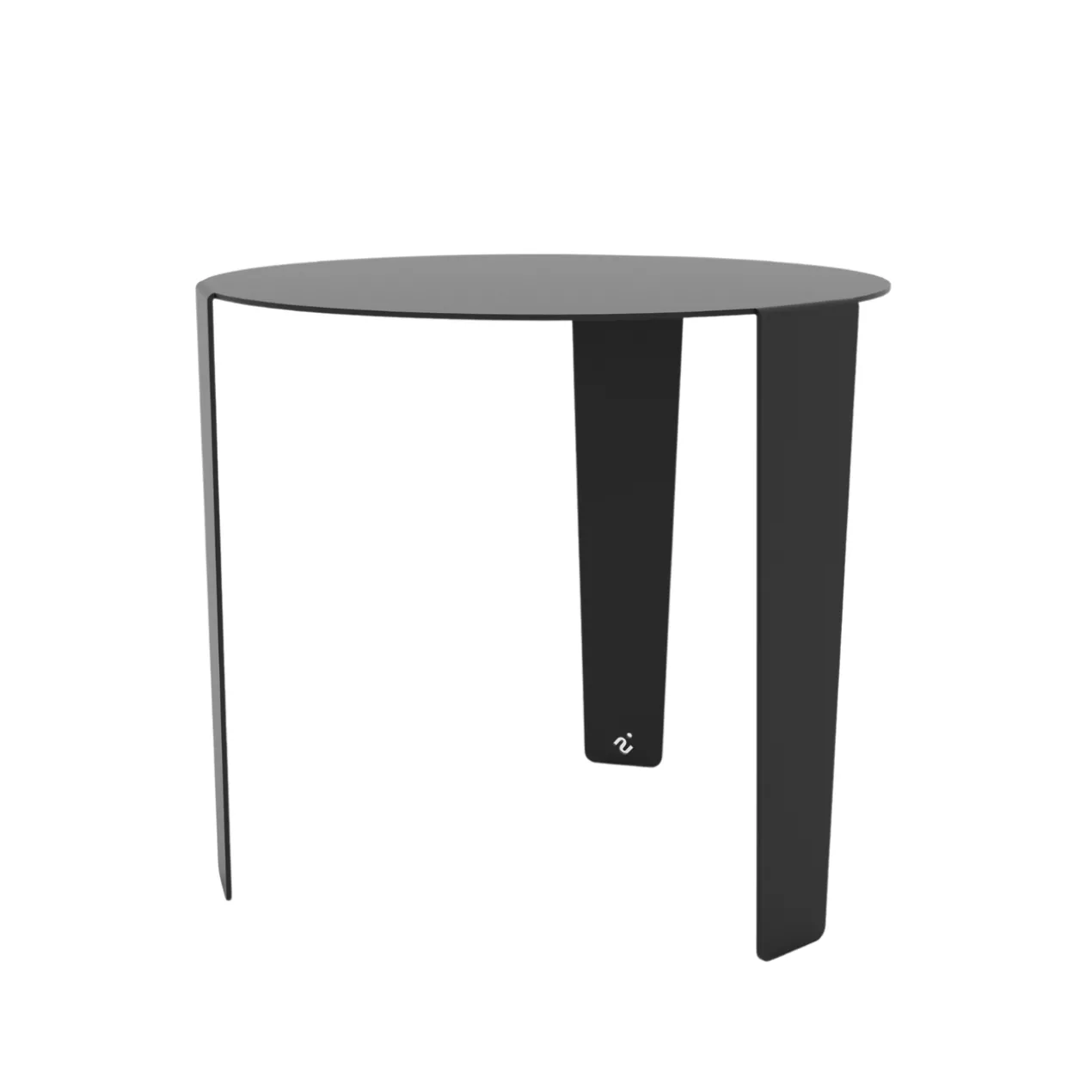 Bijzettafel Cascado 50x45 cm zwart