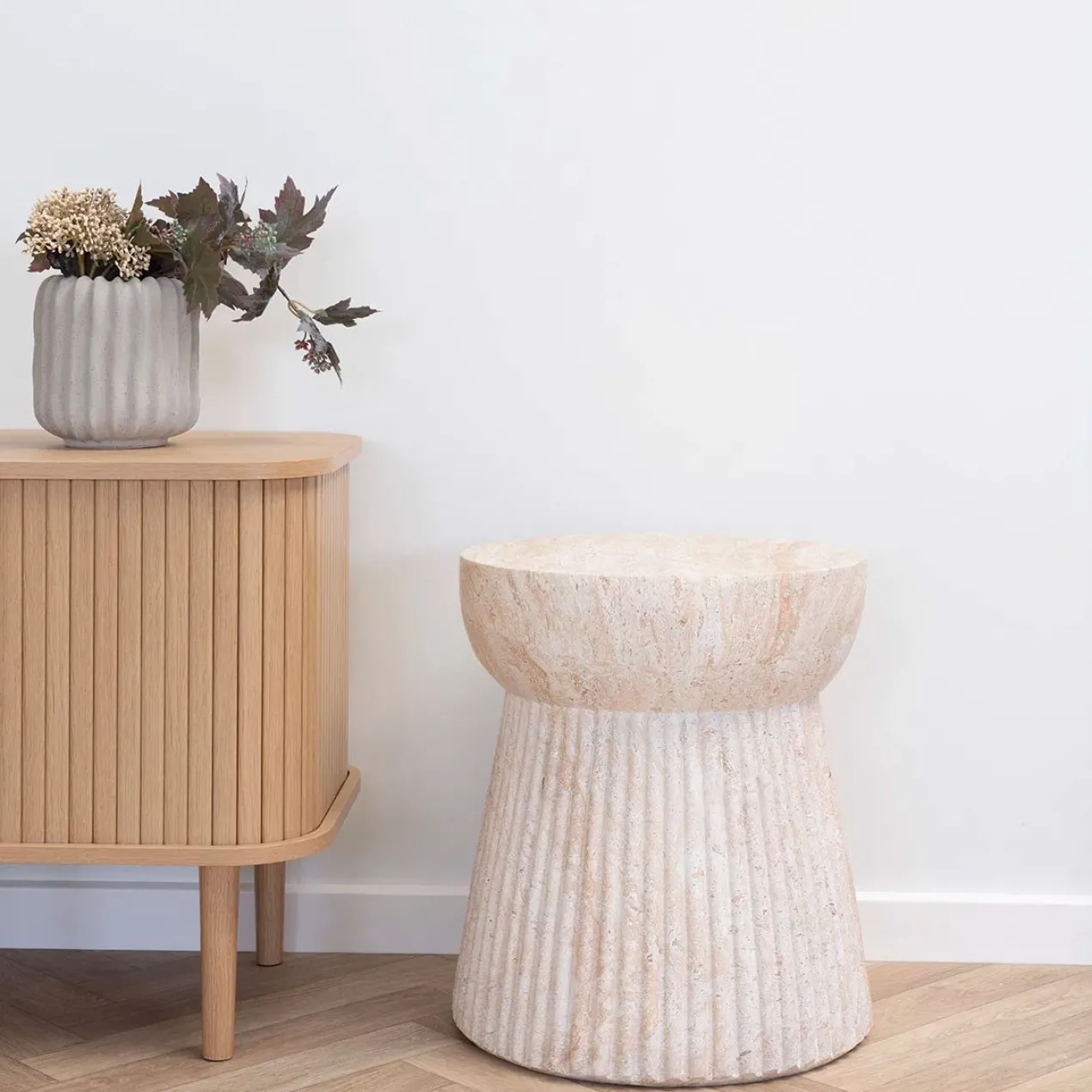 Bijzettafel Dorus Beige