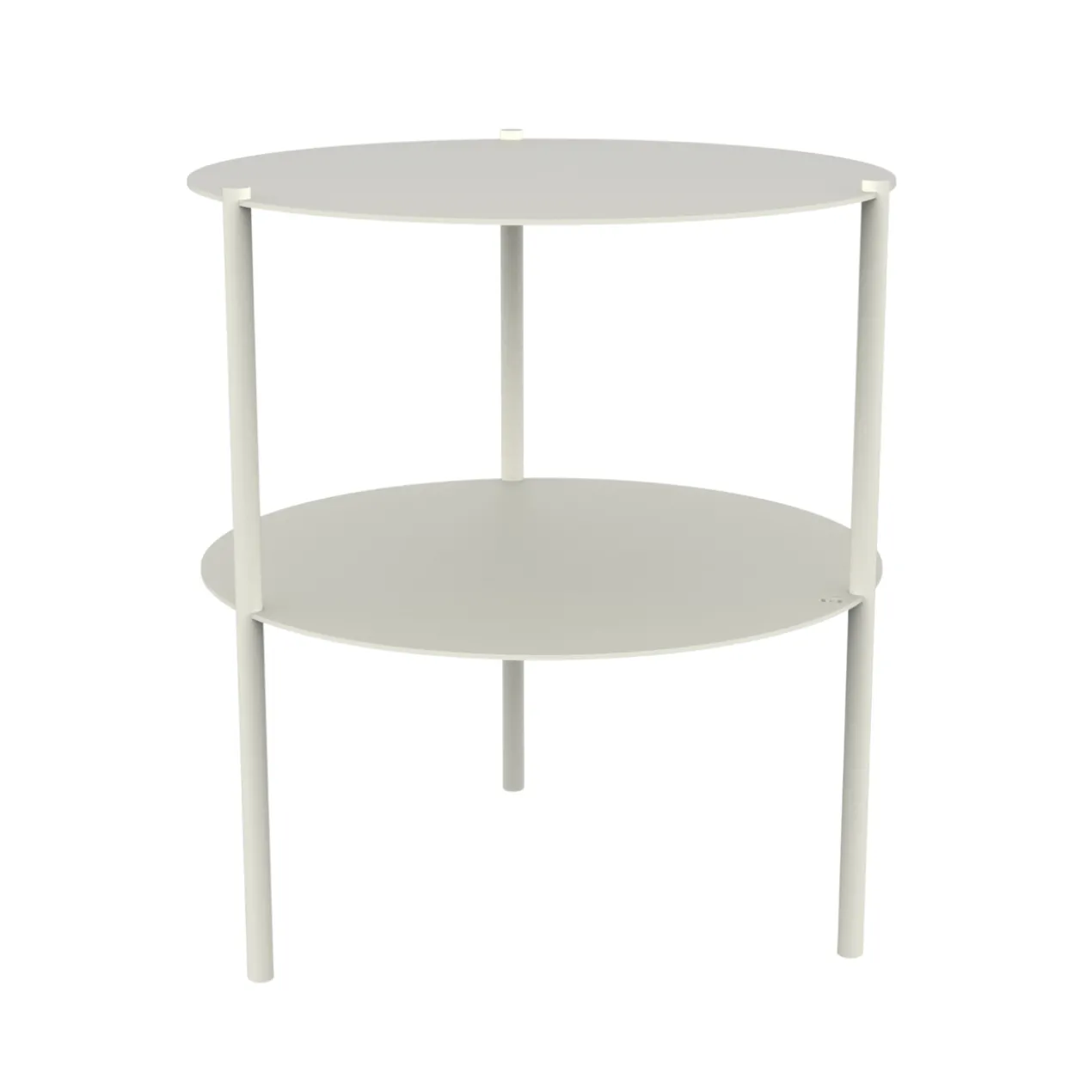 Bijzettafel Dualux 40x45 cm wit