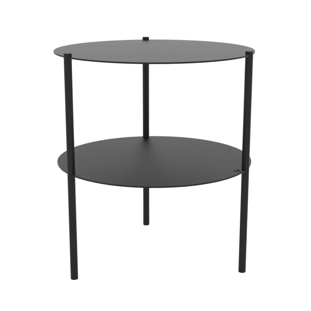 Bijzettafel Dualux 40x45 cm zwart