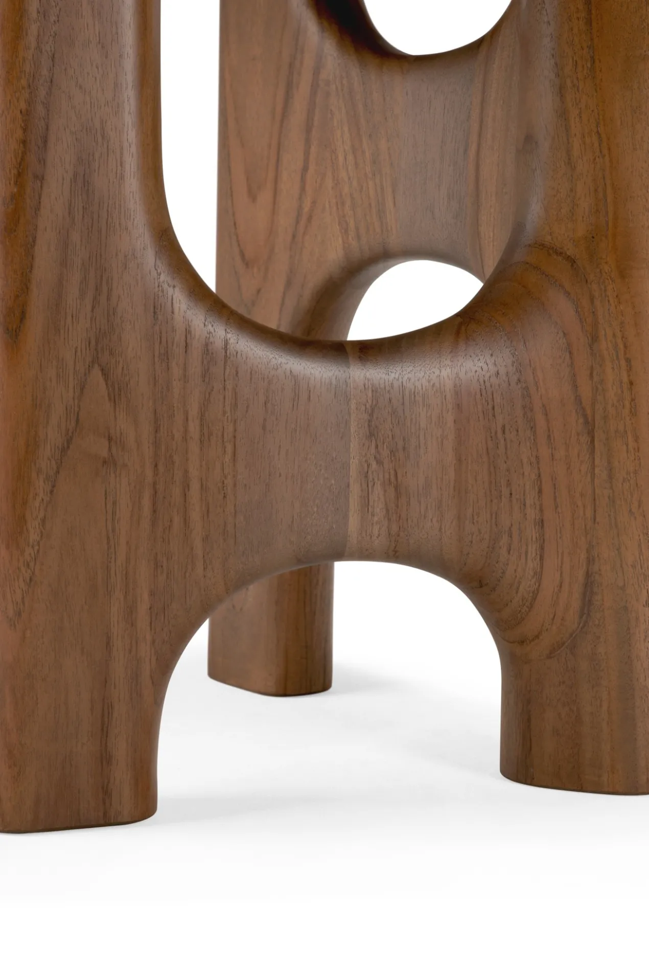 Bijzettafel Flow teak wild brown