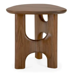 Bijzettafel Flow teak wild brown