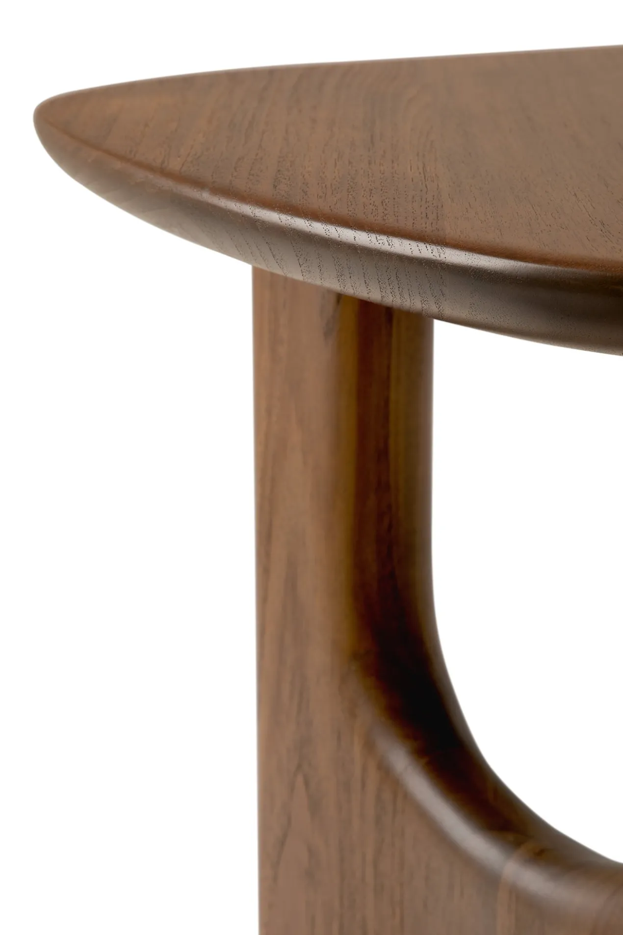 Bijzettafel Flow teak wild brown