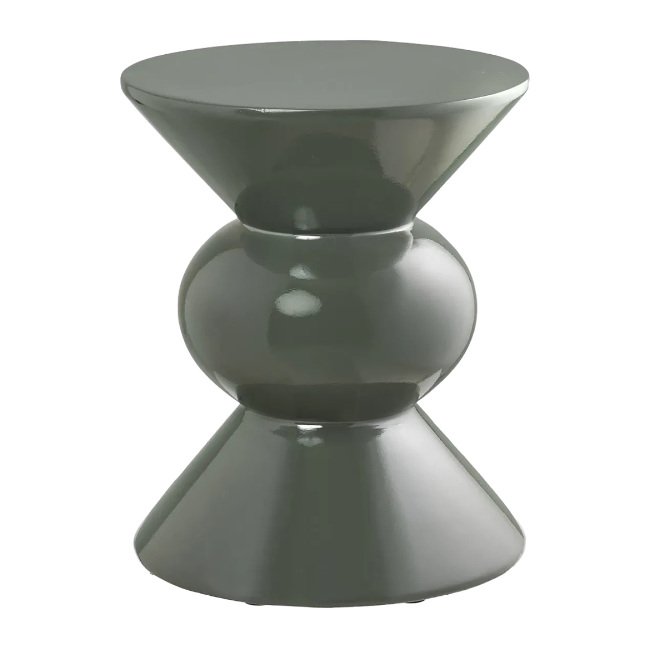 Bijzettafel Gloria groen Ø34 cm