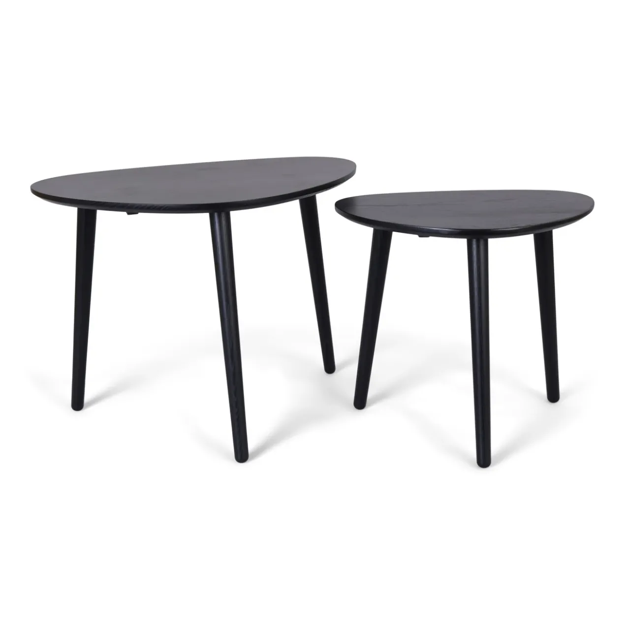 Bijzettafel Holly organic black S