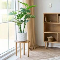 Bijzettafel Joëlle naturel Ø40 cm