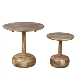 Bijzettafel Katwijk naturel - set van 2