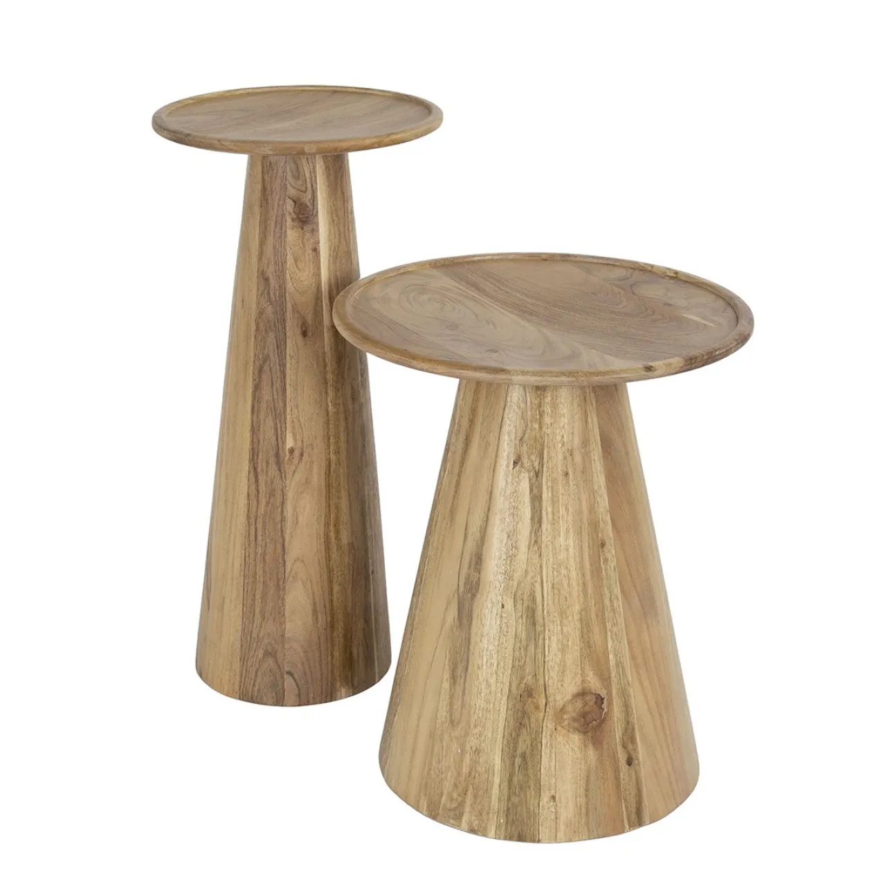 Bijzettafel Kegel - set van 2