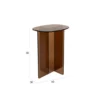 Bijzettafel Linea bruin