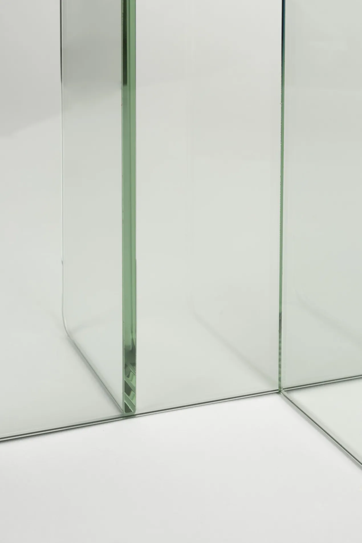 Bijzettafel Linea transparant