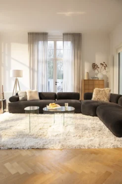 Bijzettafel Linea transparant