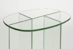 Bijzettafel Linea transparant