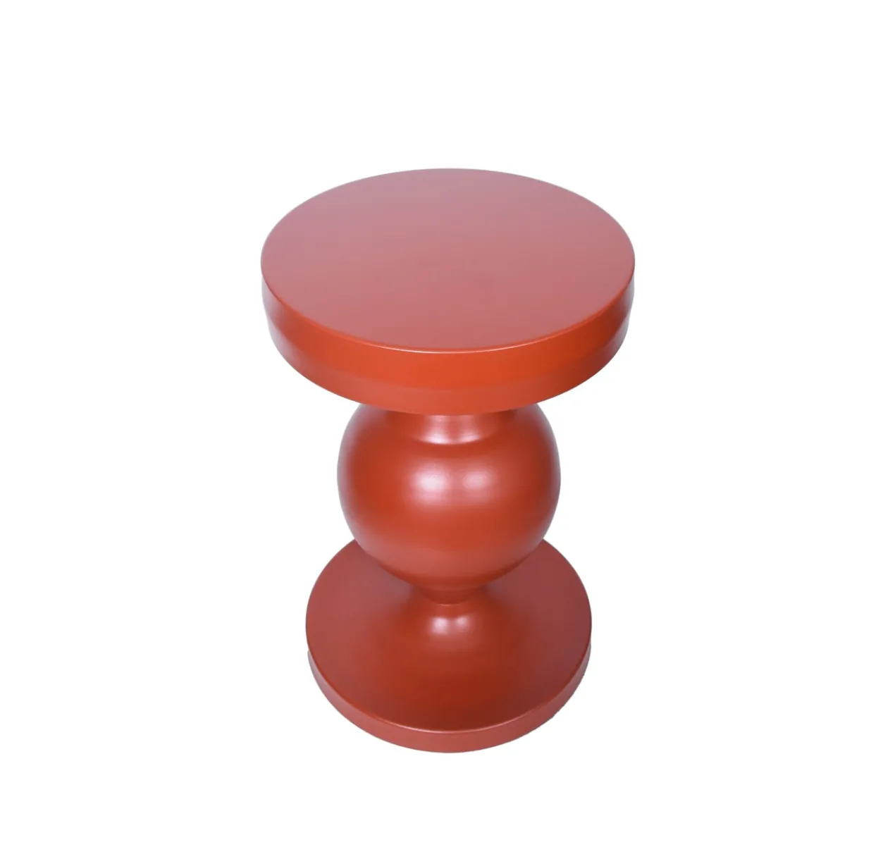 Bijzettafel Liset rood bruin