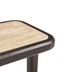 Bijzettafel Luno bruin H58 cm