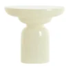 Bijzettafel Mancilla shiny creme