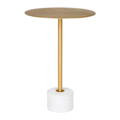 Bijzettafel Manon goud Ø41 cm