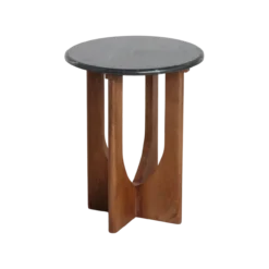 Bijzettafel Marmer Ø30 cm Brunei