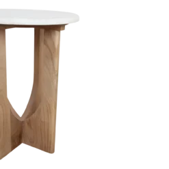 Bijzettafel Marmer Ø30 cm Kuching
