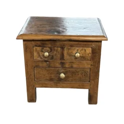 Bijzettafel naturel finish uniek