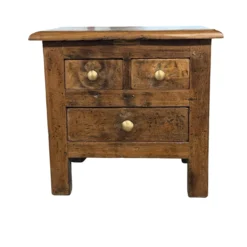 Bijzettafel naturel finish uniek