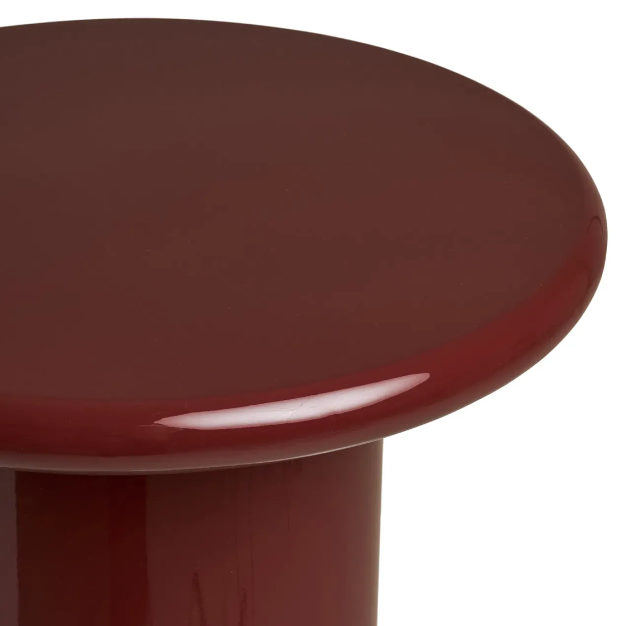 Bijzettafel Nelly rood Ø45 cm